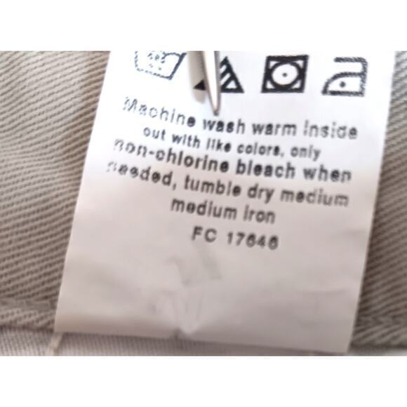 90s LEE VINTAGE Women's‎ Chino Pants Khakis Taper NEW Old Stock Size 8 29x31.5 - Picture 11 of 11